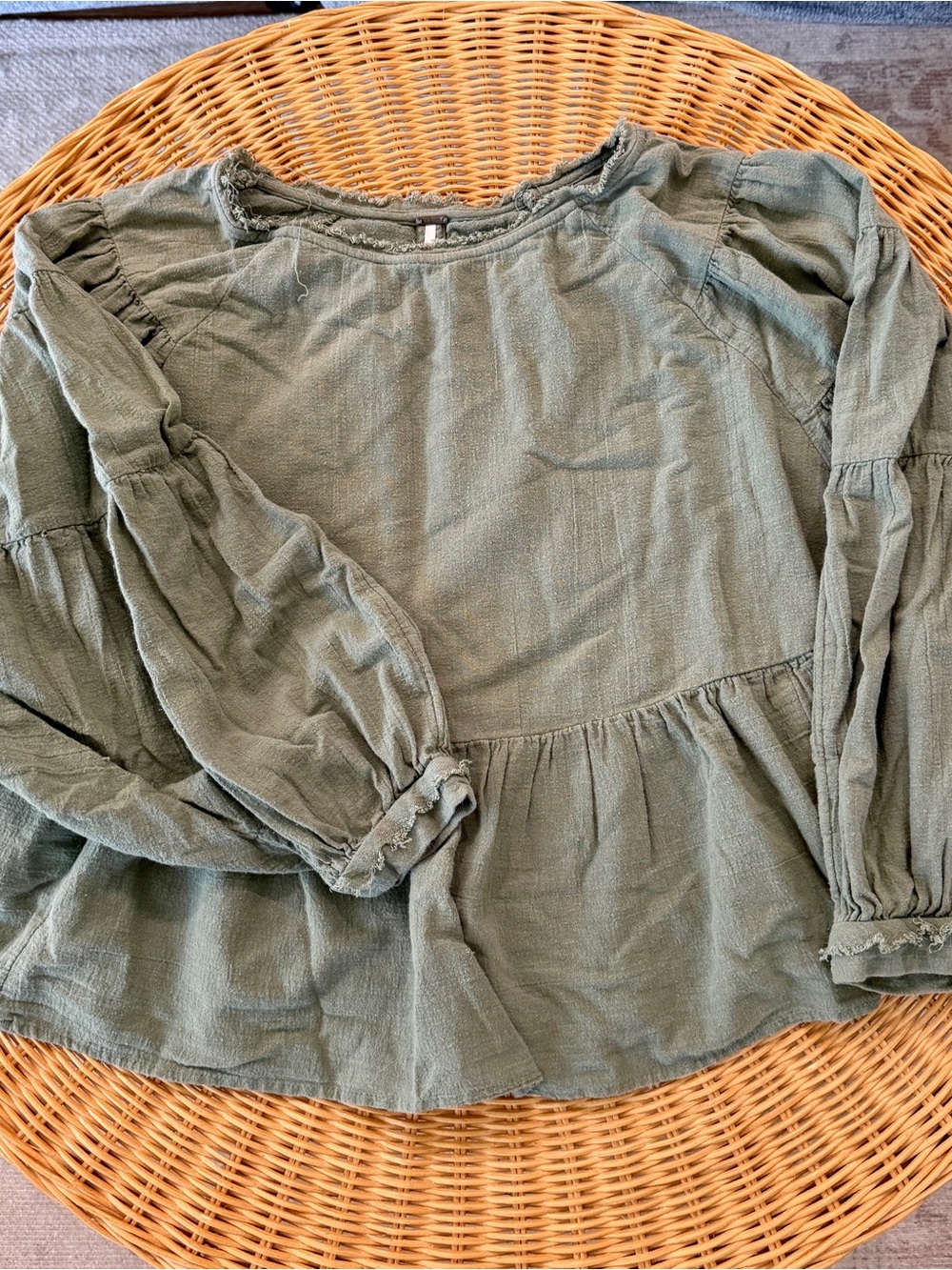 Free People Oversized Keyhole Long Sleeve
